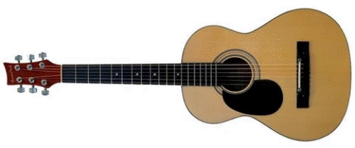 3/4 Size Acoustic Steel String Left-Handed w/ Gig Bag